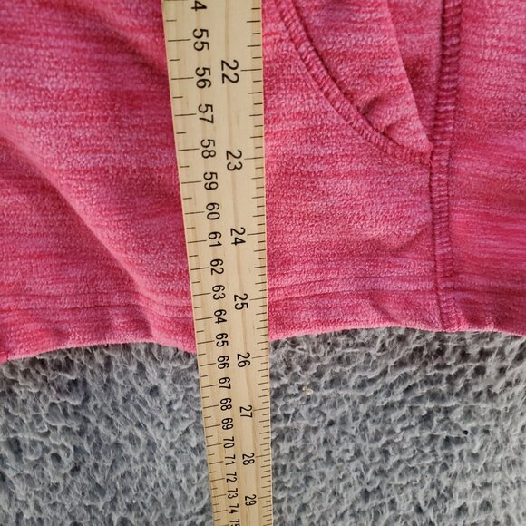 Green Tea Jacket Womens Large Pink Full Zip Polyester Fleece Hoodie - Picture 5 of 9